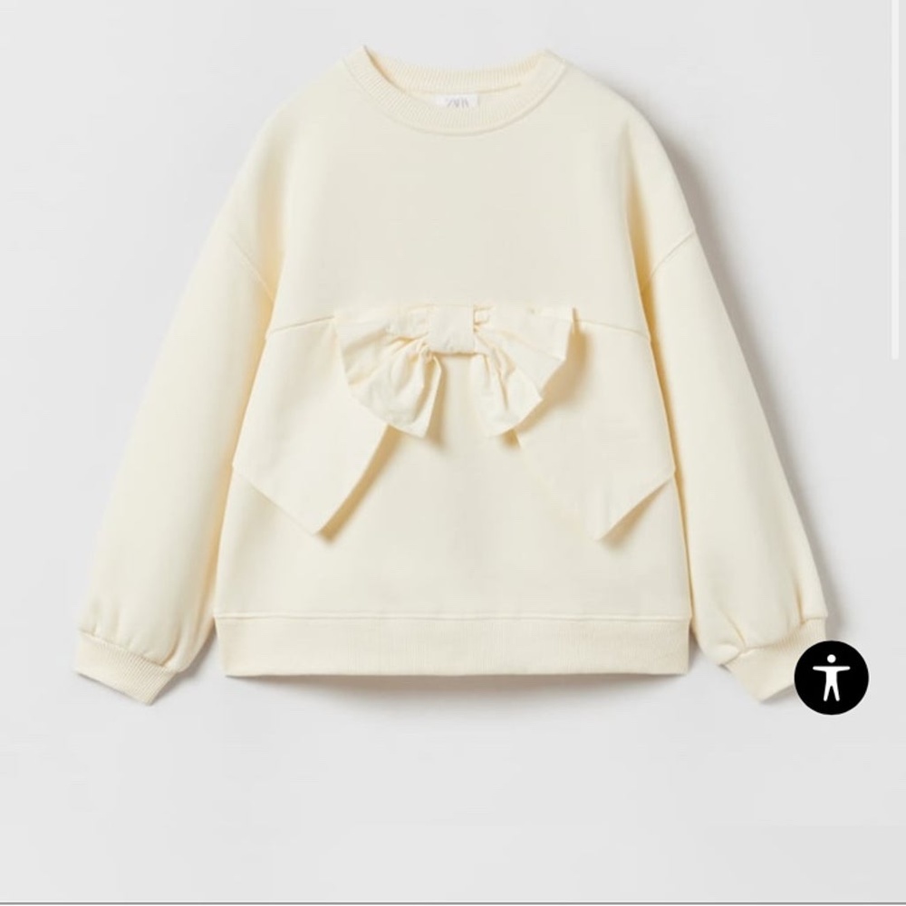 Zara Sweatshirt With Tie